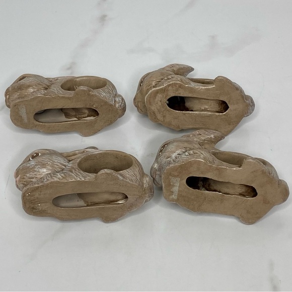 Napkin Ring Holder Bunny Rabbit Rustic - Picture 4 of 9
